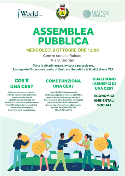Comunità Energetiche Rinnovabili - Assemblea Pubblica